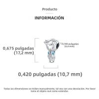 Encantadores Colgantes De Animales De Plata Para Mujer Joyería De Pulsera Y Collar Con Encantos De Pingüino Y Aguacate Pulsera De Bangle - details 8
