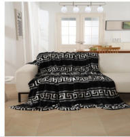 Manta de Decoración Cubre Sofá ,Manta viaje de sedalina , Manta Terciopelo Estampada Invierno para cama gran tamaño, manta de playa,manta de regalo 130x160/160x220/220x240 - details 3