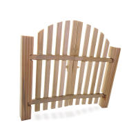 Puerta De Madera Para Casa De Muñecas 1/12 Modelo De Puerta De Jardín Simulación Decorativa Para Miniaturas - details 4