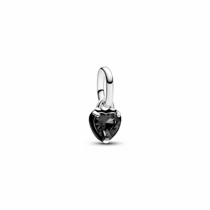 Mini colgante Pandora ME Chakra Corazón Negro - 1