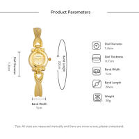 Reloj De Pulsera De Lujo Para Mujer Montre Femme Reloj Para Mujeres Pequeño Elegante De Marca Oro Relojes De Cuarzo Para Chicas - details 15