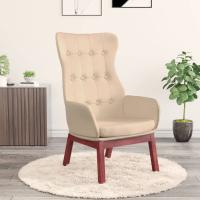 vidaXL Sillón de relax de tela en color Negro/Gris oscuro/Crema y más - details 2