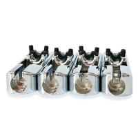 Juego De 4 Piezas De Puente Individual Para Guitarra Y Bajo Con 8 Tornillos Para Guitarra De Cuatro Cuerdas Marca YOUHA - details 8