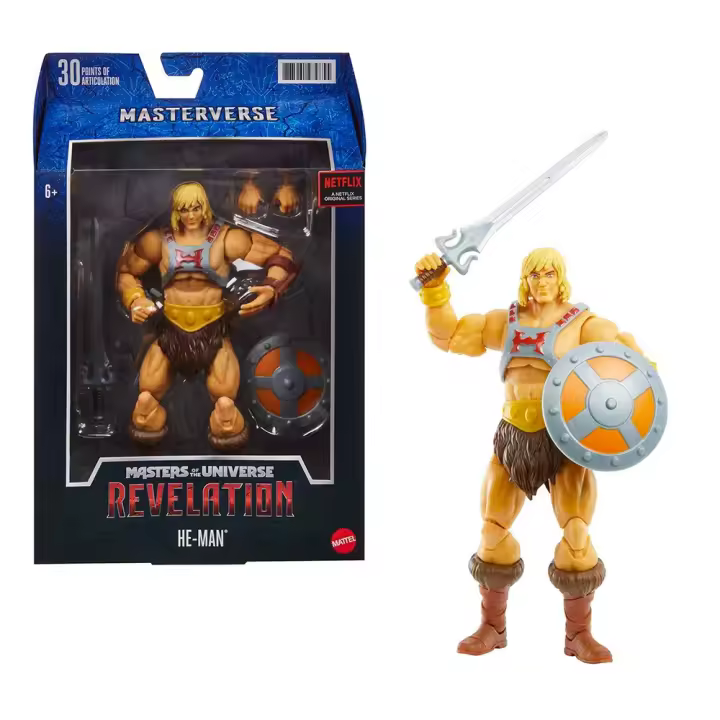 Masters of the Universe (Masters del Universo Revelation) Figura He-Man. muñeco articulado de juguete (Mattel GYV9) - 1