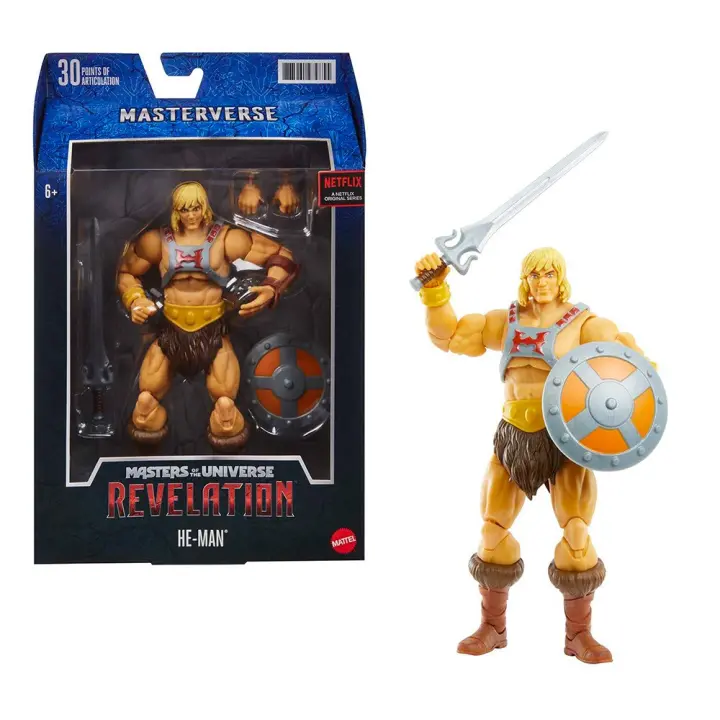 Masters of the Universe (Masters del Universo Revelation) Figura He-Man. muñeco articulado de juguete (Mattel GYV9) - 1