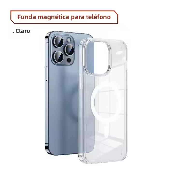 Toocki Funda Magnética Para iPhone 13 12 pro Max Transparente Antichoque Protección Airbag Antiarrugas Funda Protectora Para iPhone 15 14 plus - 1