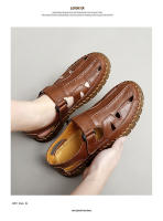 Zapatos De Hombre Hechos a Mano Casual Transpirables De Cuero Suede Antideslizantes Para Exterior Y Caminar En Venta Caliente - details 1