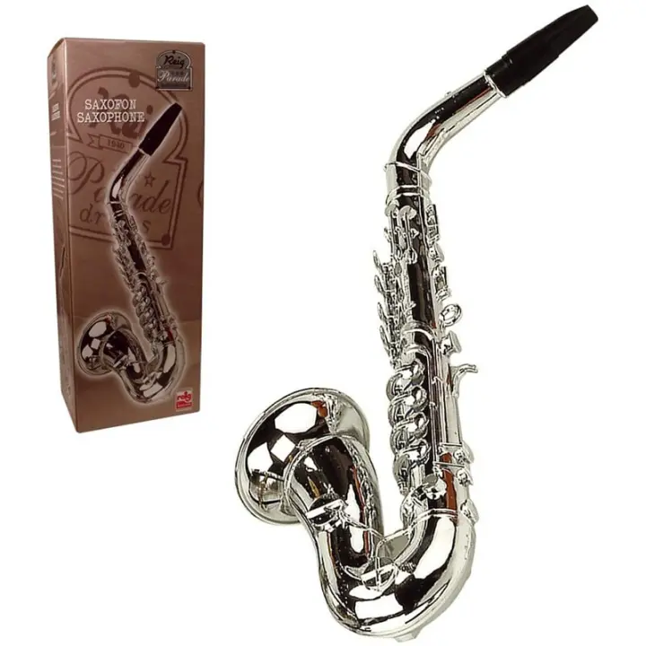 Saxofón Metalizado 41 Cm Niños Claudio Reig - 1