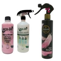 ECOJIN ORIGINAL DE LABONCLER A ELEGIR + DIFUSOR + AMBIENTADOR AMBAR AROMA AIRE LIMPIO. Spray Aire Limpio 280 ml. Ambientador líquido en spray. Elimina los malos olores, especial tejidos con gran capacidad de pulverización. - details 9