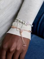 Pandora - Charm espaciador de Flor de Margarita Blanca-Plata de - details 2