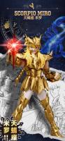 Bloques Originales Blokees Saint Seiya Figura De Acción Anime Modelo Dibujos Animados Para Niños Milo Escorpio Aiolia Leo Aries Mu 15cm DIY Construcción - details 23