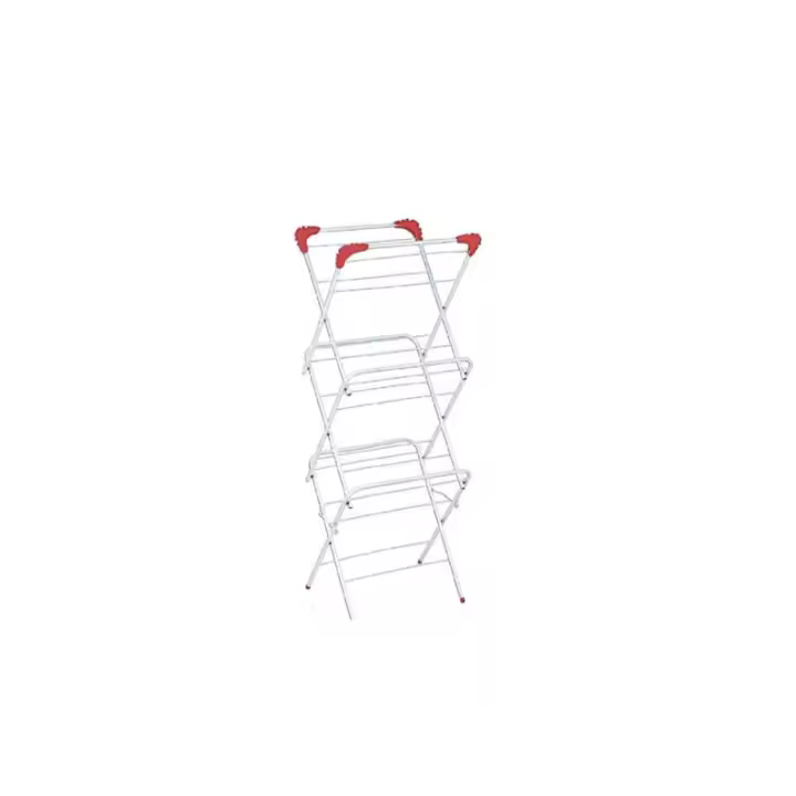 Tendedero vertical con patas antideslizantes, tendedero estable de metal, tendedero de torre, ahorro de espacio - 1