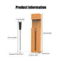 Termómetro De Carne Con Bluetooth 165 Pies Termómetro Inteligente Para Alimentos Con Cable De Carga USB Para Horno Asador - details 1