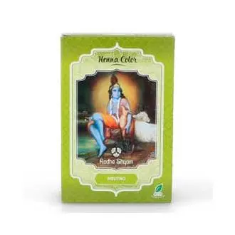 Radhe Shyam Henna Polvo Neutro 100Grs. Radhe Shyam. - 1