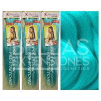 Bellas Extensiones - X-pression Ultra Braid Pre-Peigne / - 100% Kanekalon - (3 paquetes) - DISPONIBLE EN 38 COLORES - Extensión de pelo para hacer trenzas 116,84 cm, 160 g por paquete - Cabello sintetico 100% fibra sintética - Fibra trenzada - details 22