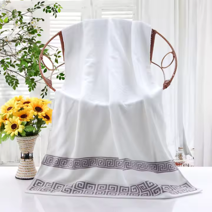 Juego De 2 Piezas De Toallas En Forma De Cuadrado Absorbentes Y Gruesas Para Ducha Sin Shedding De Pelusa Toalla De Algodón 100% Peso 400g - 1