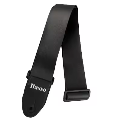Correa para Guitarra y Bajo Ek - Serie Básica - Negra - 5 Cm Ancho - 1