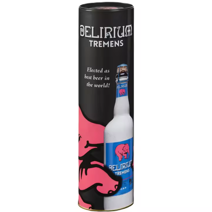 1 ud x Delirium Tremens Metal 75Cl cerveza Belga rubia golden ale - 1