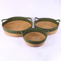 Nueva Cama Para Gato Redonda Tejida a Mano Con Vínculo Verano Cesta Fría Para Gato Ropa De Algodón Cesta De Perca Para Mascotas Suministros - details 9