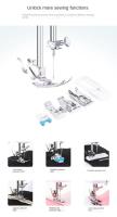 Máquina de Coser y Acolchar con Luz Incorporada: 38 Patrones, 2 Hilos de Bloqueo, Longitud Ajustable, 4 Pasos para Ojales, Ideal para Principiantes y Adultos - details 5