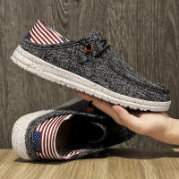 Zapatos Casuales Para Hombre Mocasines De Lona Cómodos Y Antideslizantes Zapatillas Suaves Para Caminar Ideal Para Verano - details 13