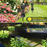 Luz Solar Para Jardín Exterior Paisajismo Patio Decorativo Impermeable Iluminación Para Patios Y Jardines Backyard - details 2