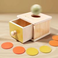 Juguete Educativo Montessori De Madera Para Bebés Tablero De Aprendizaje De Colores Y Formas Juego De Rompecabezas Para El Desarrollo Motor Fine - details 14
