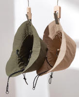 Gorro De Pescador Impermeable Para Mujer Protección Solar De Verano Sombrero De Paja Panamá Para Acampar Senderismo Montañismo Unisex - details 15