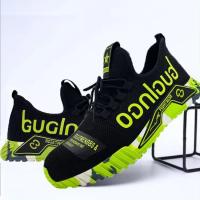 Calzado de trabajo para hombre Zapatillas de trabajo a la moda para hombre, zapatos de seguridad con punta de acero antigolpes, zapatos indestructibles antiperforación - details 2