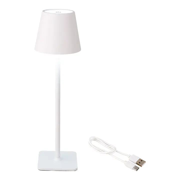 Lámpara Led Lumineo de Mesa Color Blanco Recargable 37cm 894378 - 1