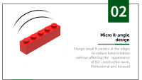 Wange 52Pcs Bloques Gruesos 1x5 Dots Bloque Moc Accesorios De Color Compatible Con Bloques De Construcción DIY Juguete Para Niños - details 5