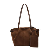 Bolso De Hombro Para Mujer De Cuero Suave Con Bolsillo Interior Y Cremallera Color Sólido Bolso De Mano Para Trabajo Y Viaje - details 9