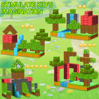 Juego De Bloques Magnéticos Creativos Para Niños Set De Cumpleaños Y Día De La International Children's Day Juguetes De Construcción Arquitectónica Cubica - details 2