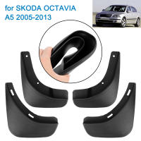 Fijadores De Barro Frontales Y Traseras Para SKODA OCTAVIA A5 2005-2013 Guardabarros 4 PCS Defensas De Barro Para Coche Accesorios De Coche - details 0