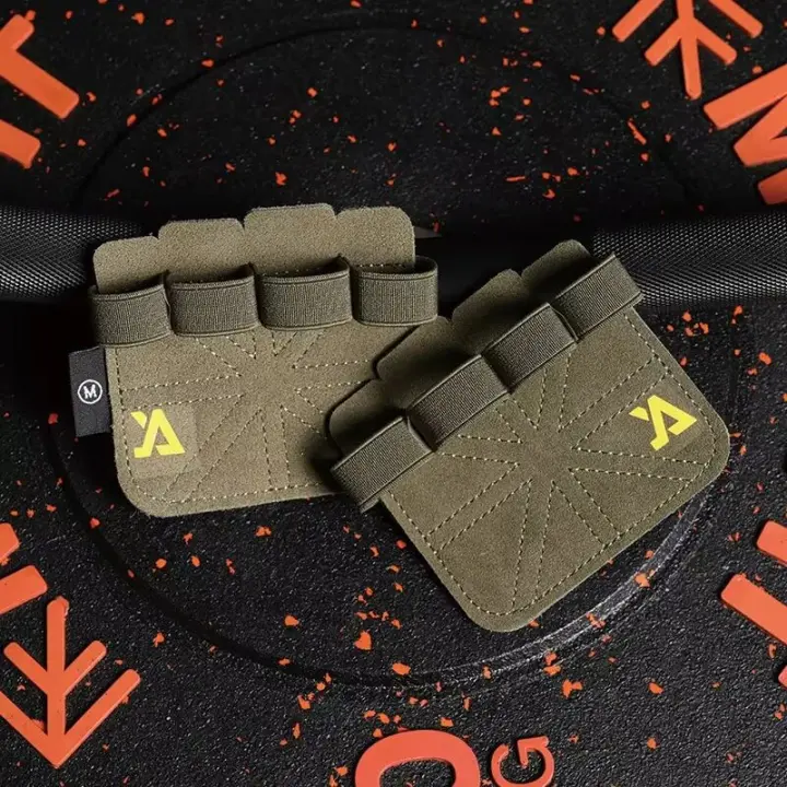 Guantes De Fitness Cuatro Dedos Para Gimnasio Antideslizantes Resistentes Al Desgaste Protección De Mano Soporte Para Ejercicios Con Barbells Y Pesas - 1