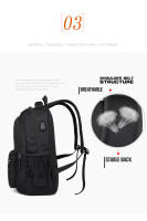 Mochila de de de Color sólido para hombres y mujeres, bolsos bolsos escolares alta capacidad, hombro - details 4