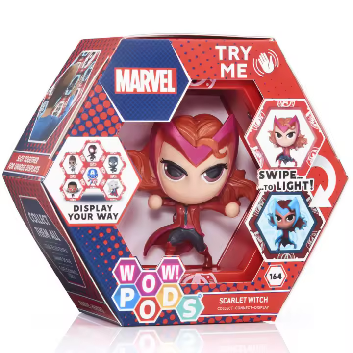 Figura led WOW! POD Scarlet Witch MarvelFigura  Coleccionable - Idea de Regalo- Mercancia Oficial - Juguetes para Niños y Adultos - Movies Fans - Muñeco para Coleccionistas y Exposición - 1