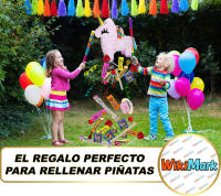 Mega Box 110 Chuches Relleno de Piñata Sin Ningún Alérgeno, Golosinas y Caramelos - Perfecto Para Cumpleaños, Fiestas, Navidad, Halloween. Sin Gluten y Sin Leche. Incluye Lenguas de Fresa. WikiMark - details 2