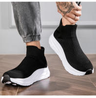 Zapatillas Casuales Para Hombres Y Mujeres Suela Antideslizante Transpirables Absorbentes De Sudor Tallas Grandes Botas De Tobillo Confortables Para Caminar - details 10