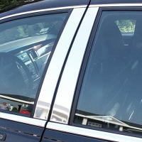 8pcs Adornos De Puerta Y Ventana Negros Brillantes Para Nissan Sentra 2007-2012 Piezas Exteriores De Coche Accesorios De Automóvil - details 0