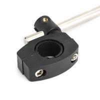 Areyourshop Soporte Universal Para Parabrisas De Motocicleta 7/8" 22mm Montaje En Manillar Estándar ABS Plástico + Metal - details 9