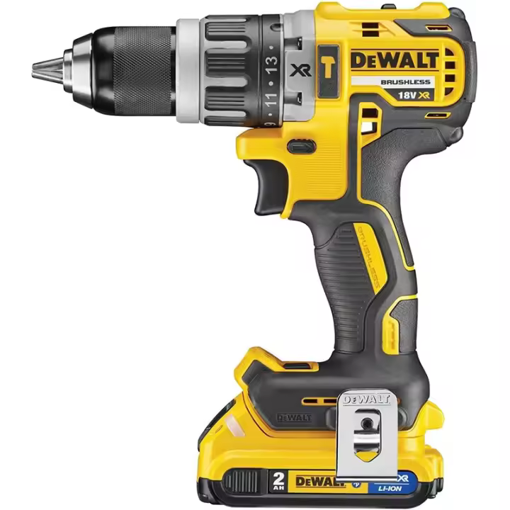 DeWALT DCD796D2-QW taladro Sin llave Negro, Amarillo 1,6 kg - 1