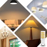 Paquete de 10 bombillas LED G9, Blanco cálido, 5 W, 3000 K, bombilla halógena G9, sin parpadeo - details 3