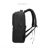 Escolar impermeable para estudiantes, mochila de Negocios, mochipa para computadora Mochara de gran capacidad with Carga USB, mochipa - details 3