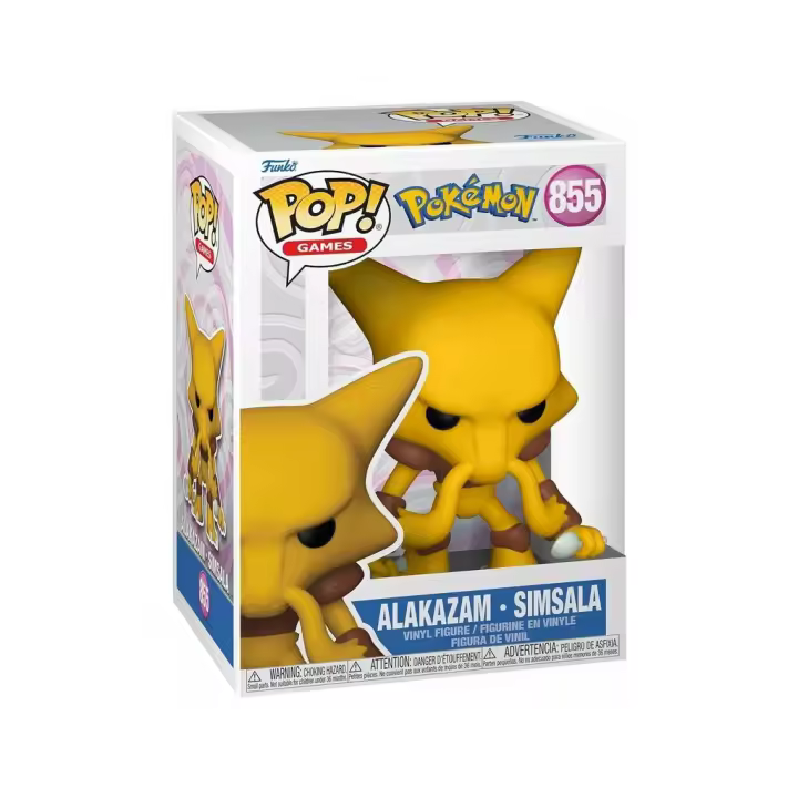 Funko Pop Games Pokémon Alakazam Funko 74216 Juguetes FUNKO - 1