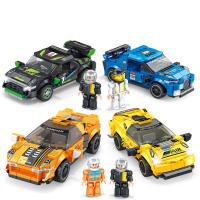 Coche De Carreras De Bloques Pequeños Para Regalar En Fiestas Navideñas Modelo Educativo De Construcción Compatible Con Lego Para Niños Y Niñas De 6 a 12 Años - details 3