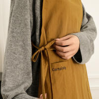 Chaleco Largo Antipolvo Impermeable Para Cocina Con Bolsillos Para Mujer Pintura Cocina Trabajo Apron De Belleza De Uñas Salon De Belleza - details 5