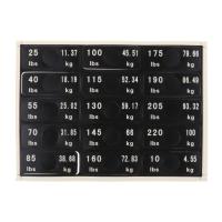 Etiquetas Adhesivas De Peso Para Equipo De Gimnasio Accesorio De Ejercicio De Fuerza Etiquetas De Pila De Peso Para Entrenamiento Y Fitness Unisex - details 6