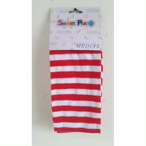 PANTY A RAYAS ROJO Y BLANCO ADULTO - 1