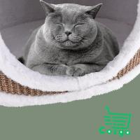 Cueva apilable para gatos,38 x 38 x 27,Hamaca para gatos,Tumbona de calefacción para gatos,Nido Para Gatos, Facil de instalar, ideal para dormir,  jugar,  escalar y descansar - details 2